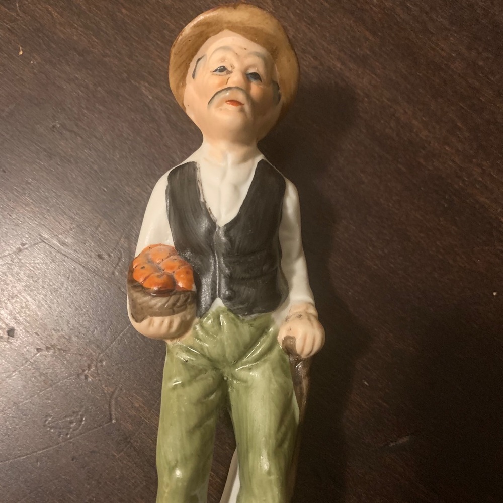 Vintage Old Men Ceramic Figurines - Picture 7 of 7